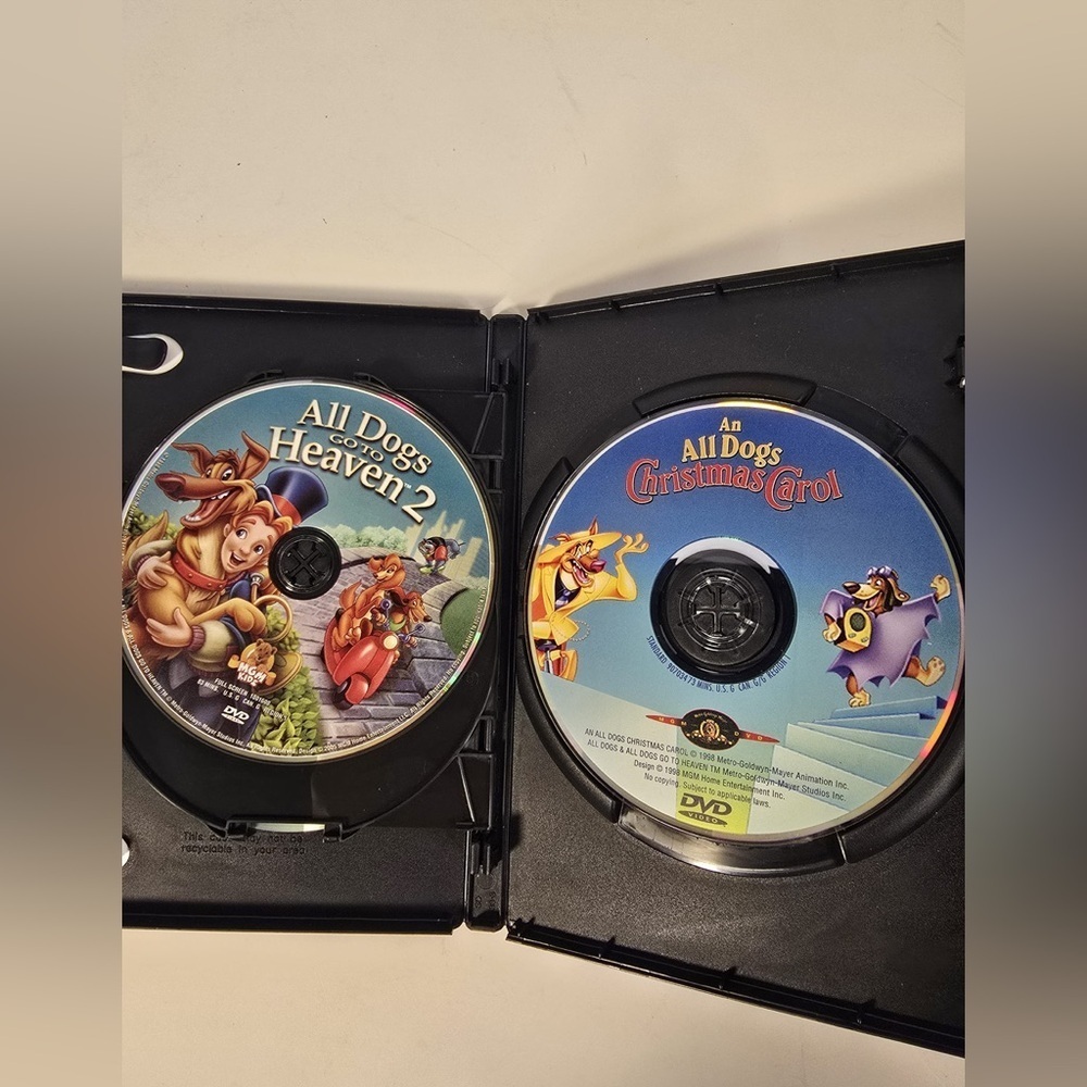All Dogs go to Heaven - Triple Feature - 1+2 + All Dogs Christmas - DVD - Picture 5 of 5